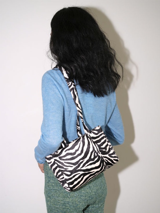 CROIFFLE mini bag / Black zebra