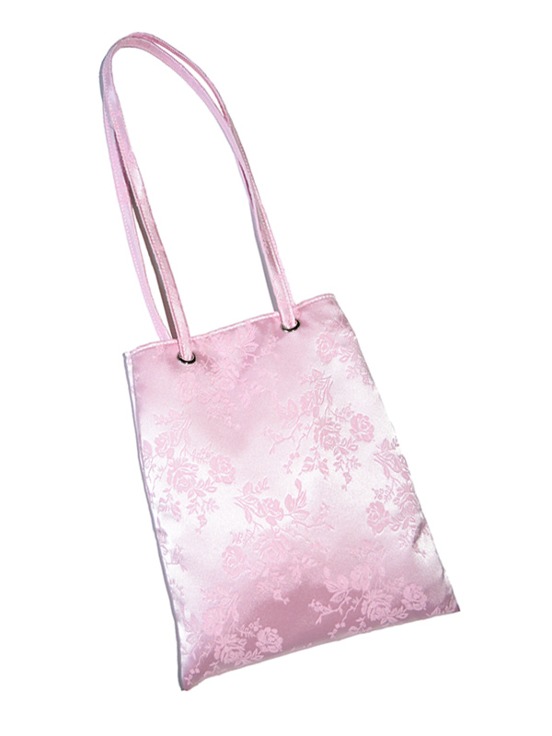 yoko jacquard bag pink